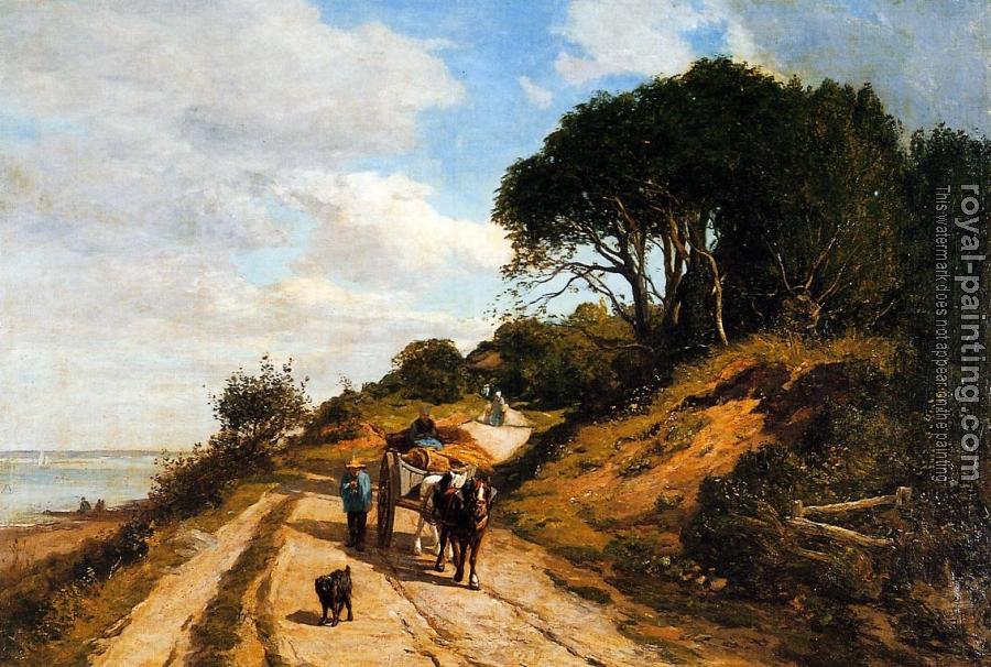 Eugene Boudin : The Road from Trouville to Honfleur